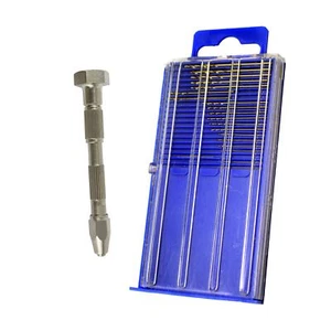 20pc Micro HSS Mini Twist Drills & Swivel Head Pin Vice Watch Maker TE117_TE745 - Picture 1 of 1