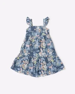 Gap KidsFloral Print Cotton A-Line Dress 18-24m Nwt - Picture 1 of 6