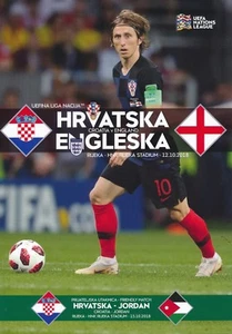 CROATIA v England (UEFA Nations League 12/10) 2018 - Official match programme - Picture 1 of 1