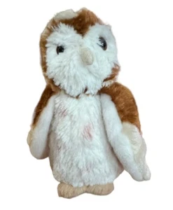 Plush Douglas Cuddle Toys RAFTER THE BARN OWL 7"  #4084 Cream Brown Chest Spots - Picture 1 of 13
