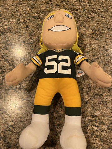 Clay Matthews Green Bay Packers NFL Football Bleacher Creatures Plush 15” Used Cover