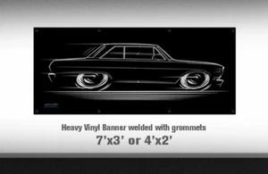 BIG BANNNER Nova 1962 - 1965 Chevrolet Chevy II SS 62 1963 1964 62 63 64 65 sign - Picture 1 of 24