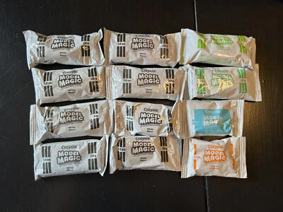 Crayola Model Magic Clay 10-1 Oz and 2 -.5 Oz  - Lot of 12 Sealed Packages - Image 1 of 2