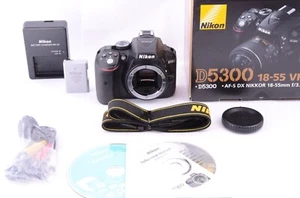 [MINT in Box! SC:250] Nikon D5300 Digital SLR Camera Body Black from Japan DHL - Picture 1 of 21