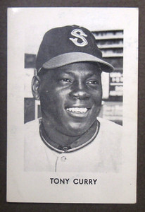 1967 TONY CURRY Seattle Angels popcorn card PCL Pacific Coast League