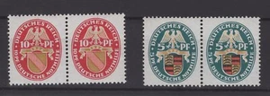 (WH23062) GERMAN REICH - 1926, MI 398/399, IN PAIRS, MNH, CV € 36, SEE SCANS - Picture 1 of 2