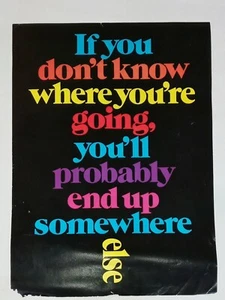 Vintage 75' Argus Gene Tarpey Inspirational Typography Poster - 21” X 14”  #2000 - Picture 1 of 5