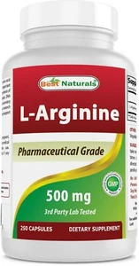 Best Naturals L-Arginin 500 mg 250 Kapseln  - Bild 1 von 7