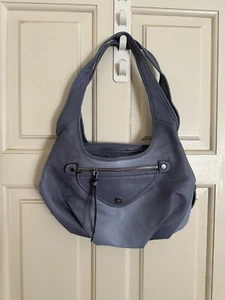Simply Vera Vera Wang Sidekick Satchel Blue Gray Womens Purse - Picture 1 of 6