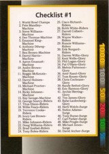 1992 Wild Card WLAF Football Trading Cards Pick From List