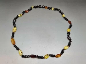 Hermoso collar de ámbar báltico genuino de 19" unisex - Imagen 1 de 7