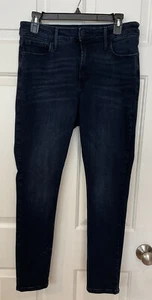 Old Navy Rockstar Super Skinny Blue Jeans Size 12 High Rise Secret-Slim Pockets - Picture 1 of 4