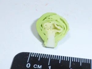 1:12 Scale Single half Cabbage b - Picture 1 of 2