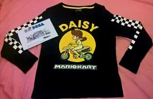 PRINCESS DAISY LONG SLEEVE T SHIRT ADULT MEDIUM 'HARD TO FIND' - MARIO KART - Picture 1 of 1