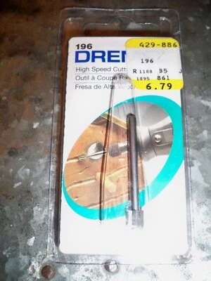 Genuine Dremel Bit High Speed Cutter #196 NEW in PACKAGE OEM Carving impeller en - Image 1 of 3