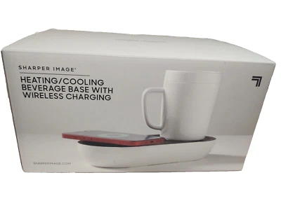 Sharper Image Heating Cooling Beverage Base With Wireless Charger New In Box — 第 1/3 张图片