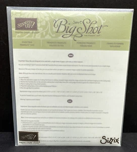 Stampin Up! FRAMELITS - Chalk Talk COLLECTION for BigShot! NEW (129983) - Picture 1 of 2