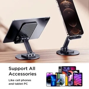 Adjustable Cell Phone Tablet Desktop Stand Desk Holder Mount Cradle iphone ipad - Picture 1 of 10