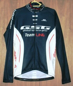 CYCLING JERSEY LONG SLEEVE THERMOPILE ROUBAIX GIESIGGI Size Medium - Picture 1 of 2