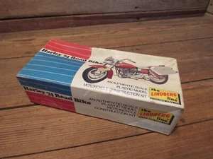 Vintage 1973 Lindberg Products Harley 74' Road Bike Motorcycle Model - Picture 1 of 7