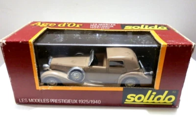 Solido Age d'Or 1:43 Beige 1939 Delage D8 120 Coupe de Ville - Image 1 of 4