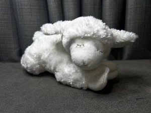 Baby GUND Winky Sleepy Eyes Lamb Sheep Plush Lovey Rattle 7 Inch Stuffed Animal - Picture 1 of 9