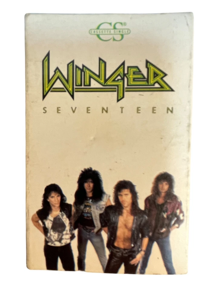 Winger ‎– Seventeen Cassette, Single 1988 Atlantic ‎– 7 4-88958 Foto 1 de 3