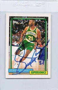 1992/93 Topps #243 Gerald Paddio Sonics Signed Auto *K4916 - Picture 1 of 2