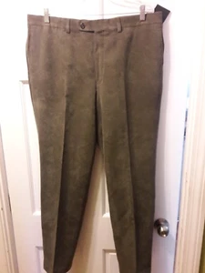 Pantalones de carrera suave vintage y con etiqueta verde oliva Saks Fifth Avenue talla 38W x 30L - Imagen 1 de 2