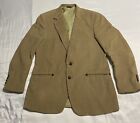 Vintage Joe Namath 44R Sports Coat Corduroy Brown Ranch Blazer Jacket