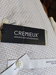 Daniel Cremieux Mens Designer Long Sleeve White Checkered Shirt 17 1/2 34 - Picture 1 of 24