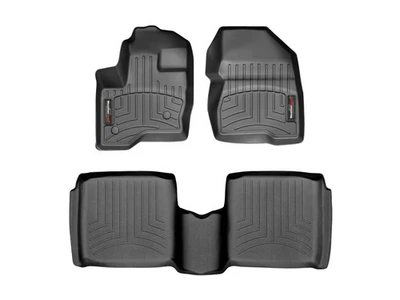 WeatherTech FloorLiner for 2010-2010 Lincoln MKT - 1st & 2nd Row, Black - Image 1 of 4