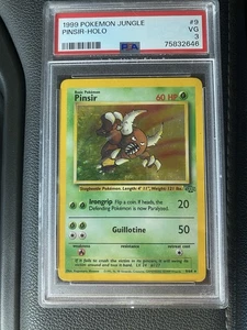 PSA 3 Pinsur Jungle Holo 9/64 1999 Pokemon WoTC Very Good - Picture 1 of 3