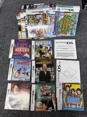 NINTENDO DS OEM CAJA CUBIERTA ARTES Y MANUALES - ¡COMPRA MÁS Y AHORRA! 💲🤑💸💰 Foto 1 de 4
