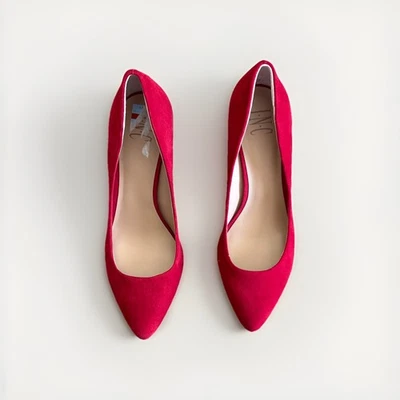 Zapatos de salón INC International Concepts punta roja imitación gamuza talla 9 nuevos sin caja Foto 1 de 4