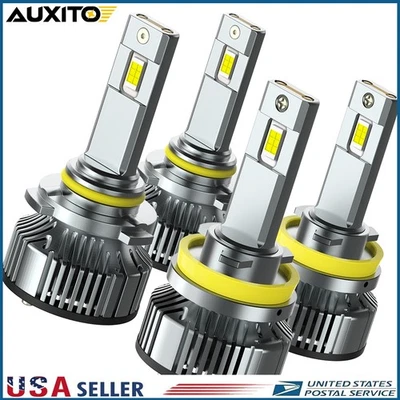 9005 H11 LED Headlights Kit Combo Bulbs 160000LM High Low Beam Super Bright B - Image 1 of 4