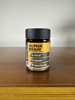 NUEVO Onnit Alpha Brain Suplemento Diario Apoyo Cognitivo Cápsulas SELLADO 03/2027 Foto 1 de 3