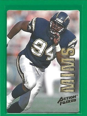 1993 Action Packed Football Chris Mims #79 San Diego Chargers  - Image 1 of 2