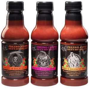 Tony Pigg's Kick'n Hot BBQ Sauce Variety Pack (3 confezioni, 19 once ea - Fresno Reaper,... - Foto 1 di 9