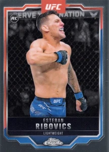 Esteban Ribovics #75 Base Rookie Card 2025 Topps Chrome UFC - Bild 1 von 2