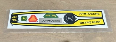 John Deere 8R Pedal Tractor Decal Sheet - Image 1 of 2