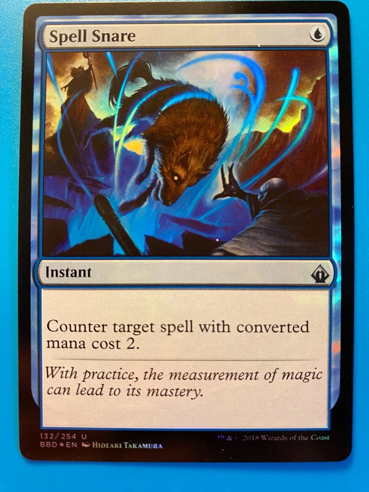 MTG 1x FOIL Spell Snare # 132 Battlebond Modern Magic the Gathering Card x1 NM - Image 1 of 1
