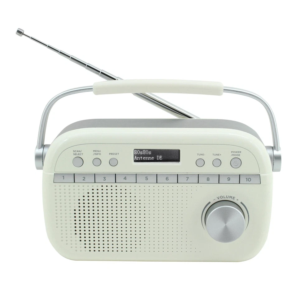"DAB280BE Beige Tragbares DAB+ & UKW-RDS Digitalradio mit - Bild 1 von 1
