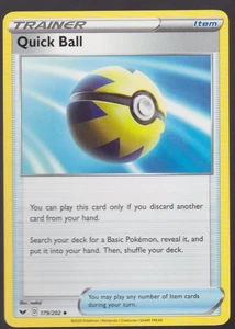 Quick Ball SWSH01: Set Base Spada e Scudo 179/202 Carte Collezionabili Pokémon - Foto 1 di 1