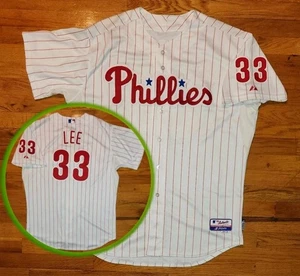 *WOW* Majestic Philadelphia PHILLIES LEE Authentic Jersey 52 baseball shirt - Picture 1 of 15