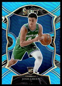 Panini Select 2020-21 azul claro Prizm Josh Green/299 Dallas Mavericks #78 - Imagen 1 de 2
