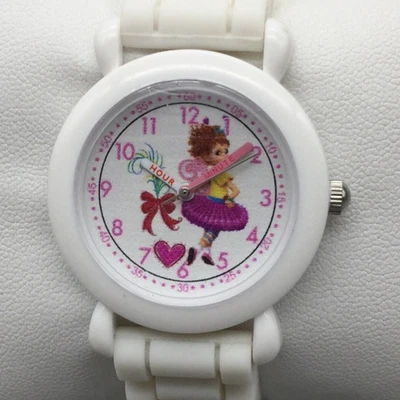Disney Fancy Nancy Watch Women 32mm White Pink Disney Store New Battery - Image 1 of 4