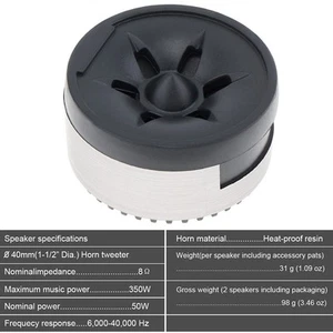 Car Audio Automobile Sound System Loudspeaker 350W Speaker Easy To Install - Picture 1 of 12