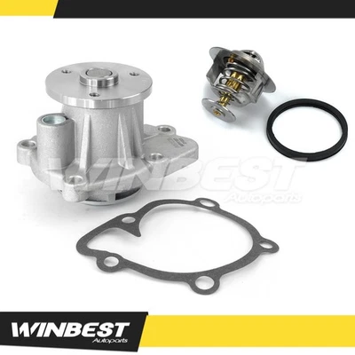Water Pump & Thermostat for 11-20 Mitsubishi Lancer Outlander RVR 2.0L 2.4L New - Image 1 of 4