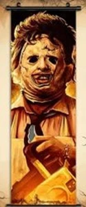 Leather Face 15.7x47.2in Canvas Scroll - Picture 1 of 1